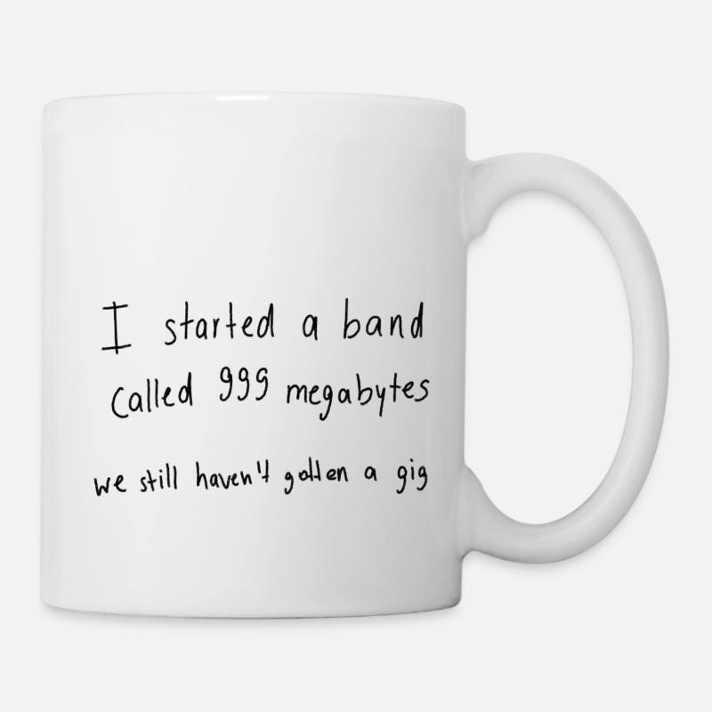 nerd shirt - Tasse - Weiß
