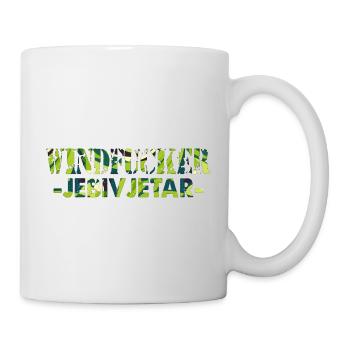 Bosnian fraza Wind fucker LZN Izet Rukfas Combe - Mug - white - Right