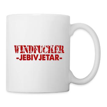 Bosnian fraza Wind fucker LZN Izet Rukfas Combe - Mug - white - Right