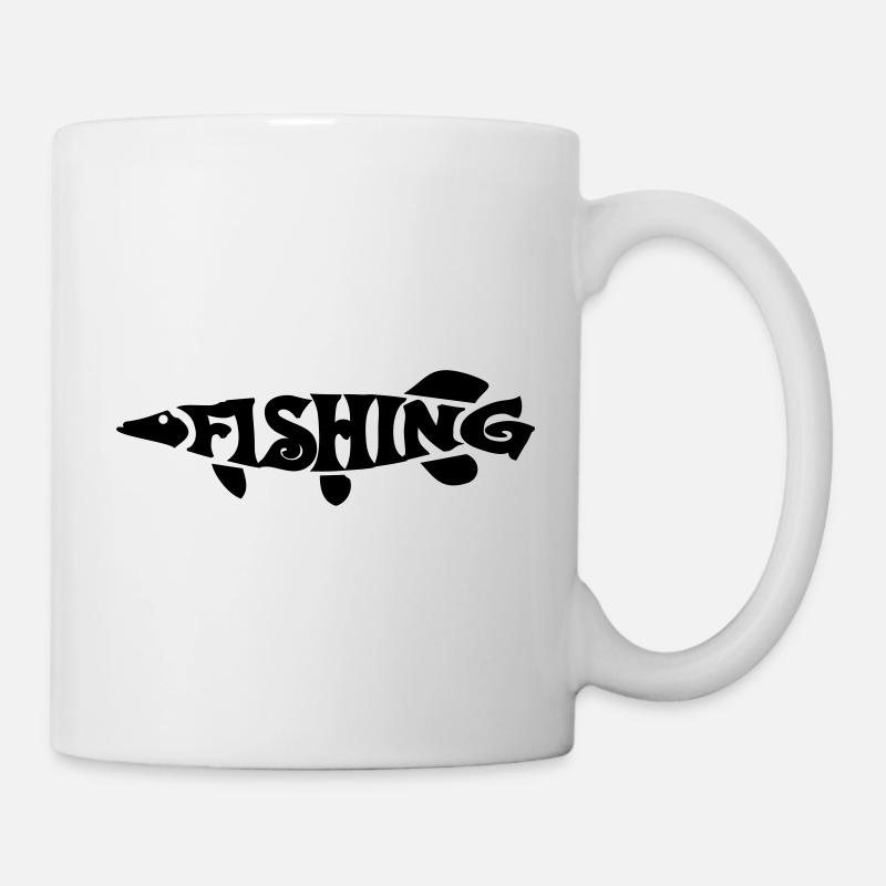 Pêche - Mug blanc - blanc