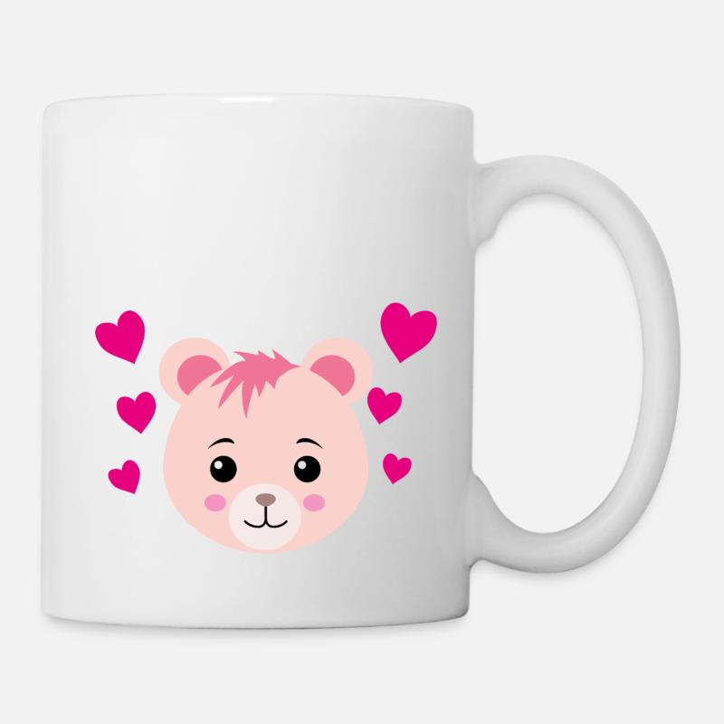 Bear Hearts - Mug - white