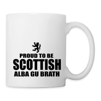 Proud to be Scottish - Mug - white - Right