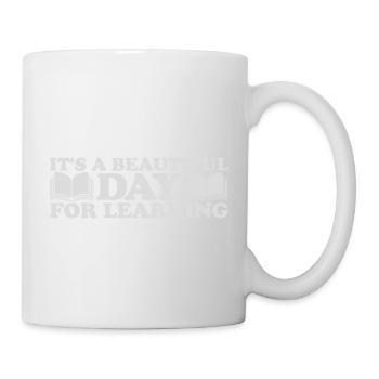 beautiful day for learning - Mug - white - Right