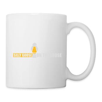 goose on the loose - Tasse - Weiß - Rechts