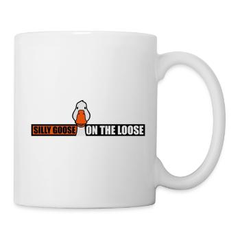 goose on the loose - Tasse - Weiß - Rechts