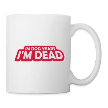 dans les années de chien Mort - Mug blanc - blanc - Droite