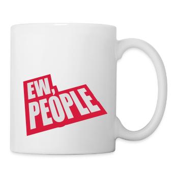 ew people citation drôle - Mug blanc - blanc - Droite