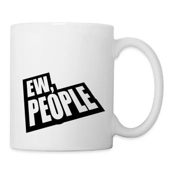 ew people citation drôle - Mug blanc - blanc - Droite