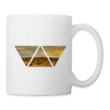 Dunes Triangle Holiday Beach Sunshine Gift - Mug - white - Right
