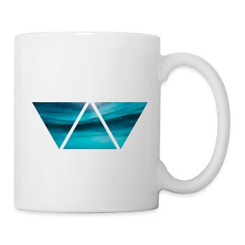 Triangle sous-marin Plongée Snorkeling Vacances - Mug blanc - blanc - Droite