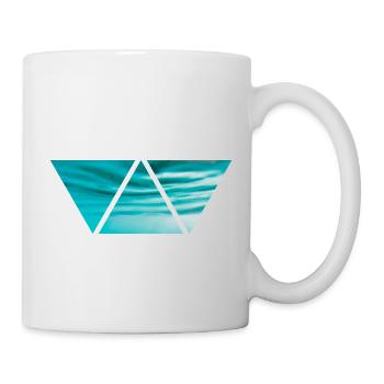 Triangle sous-marin Plongée Snorkeling Vacances - Mug blanc - blanc - Droite