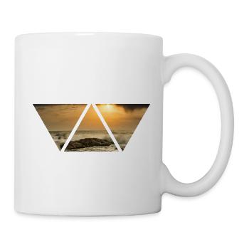 Strand Dreieck Thailand Urlaub Geschenk Sonne - Tasse - Weiß - Rechts