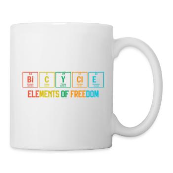 Bicycle The Elements of Freedom Periodic Table - Mug - white - Right