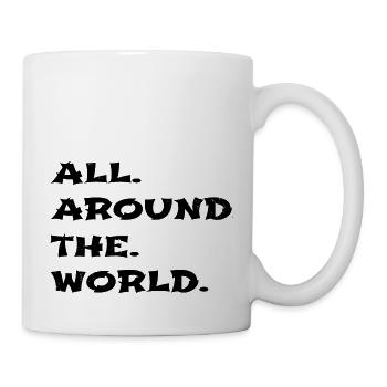 happy travel bug birthday present humor funny - Tasse - Weiß - Rechts