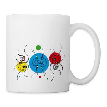 Astraler Tanz - Tasse - Weiß - Rechts