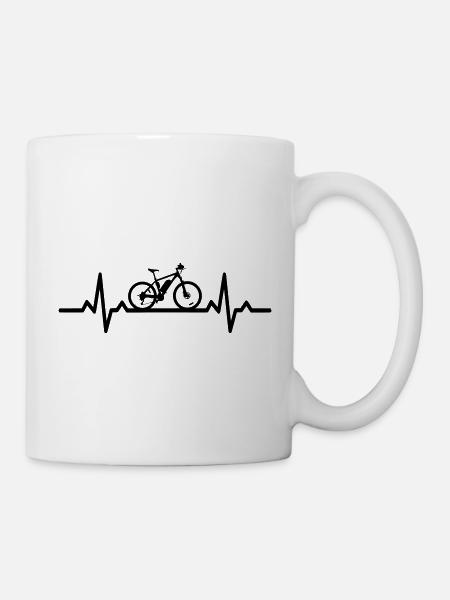 Heartbeat ebike - Mug blanc - blanc