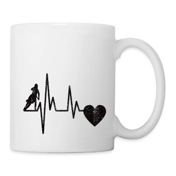 Motocross Mobylette Motocycliste Cadeau Moto - Mug blanc - blanc - Droite