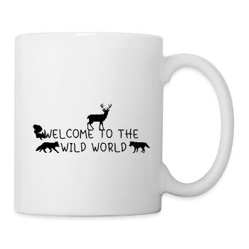 Monde sauvage - Mug blanc - blanc - Droite