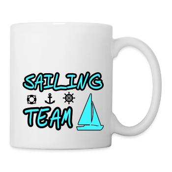 Segeln - Tasse - Weiß - Rechts