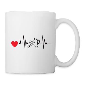 Handballspieler Handballverein Handball Handballer - Tasse - Weiß - Rechts