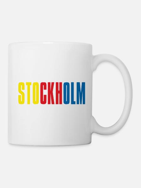 Stockholm - Mugg - vit