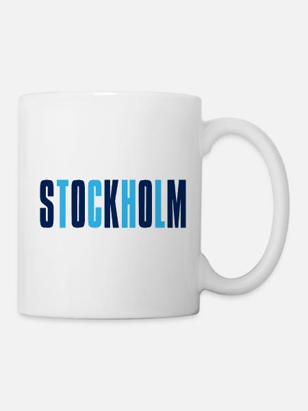 Stockholm - Mugg - vit