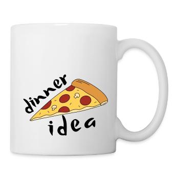 Dinner Ideas Easy - Pizza Lover Funny - Mug - white - Right