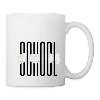 School - Tasse - Weiß - Rechts