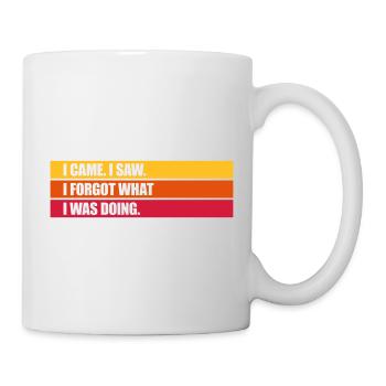 Je suis venu voir oublier - Mug blanc - blanc - Droite