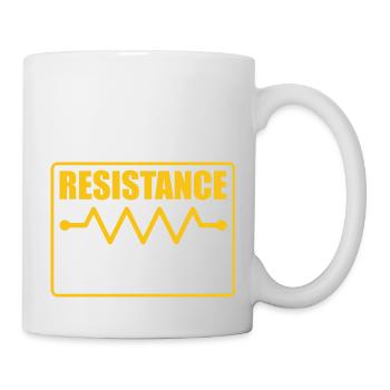 Resistance is futile Operator Amateur Radio - Tasse - Weiß - Rechts