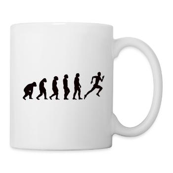 Jogger cardio fit jogging course d’entraînement - Mug blanc - blanc - Droite