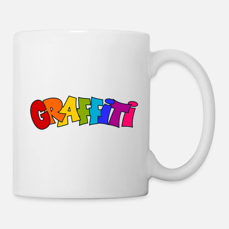Graffiti - Tasse - Weiß