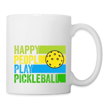 Happy People Play Pickleball - Mug - white - Right