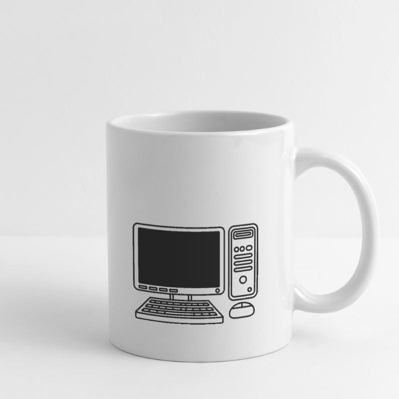 Screen Keyboard Mouse Computer Mug