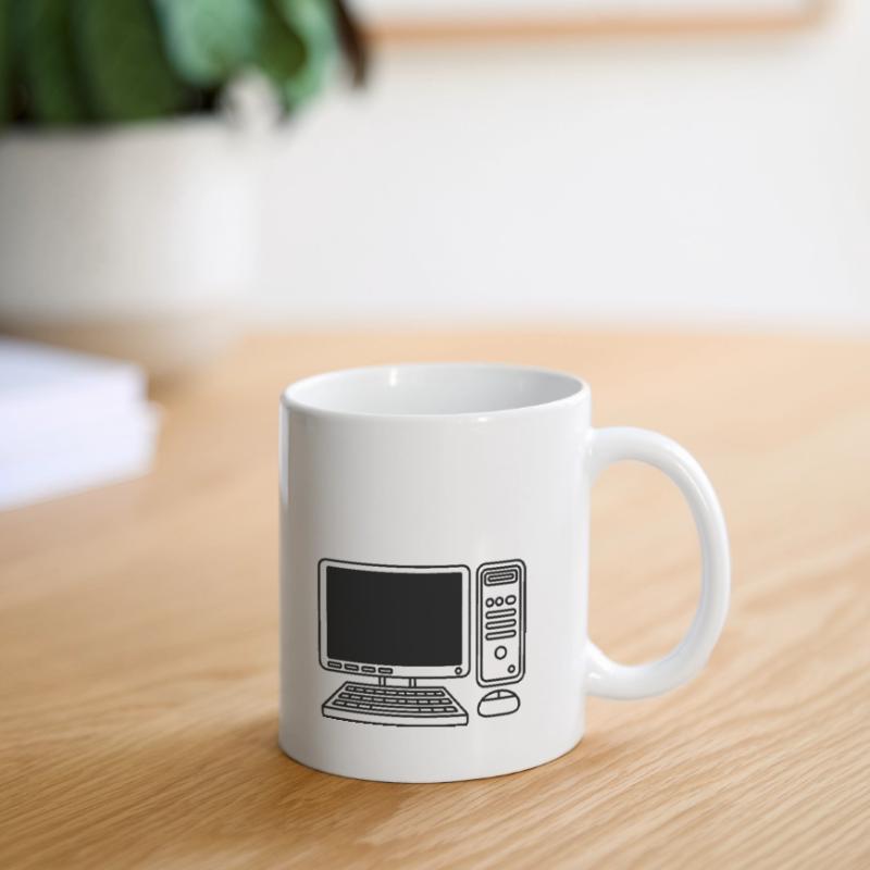 Screen Keyboard Mouse Computer Mug