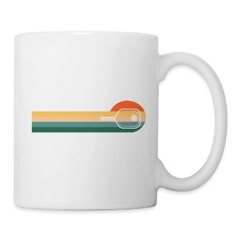 Pickleball Vintage Sunset Dink Pickleball Player - Mug - white - Right