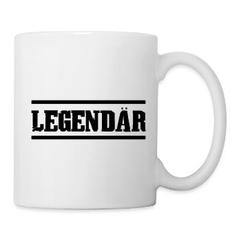Legendär - Tasse - Weiß - Rechts