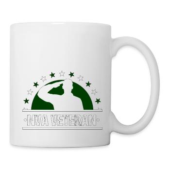 DDR Veteran Armee Militär Geschenk - Tasse - Weiß - Rechts