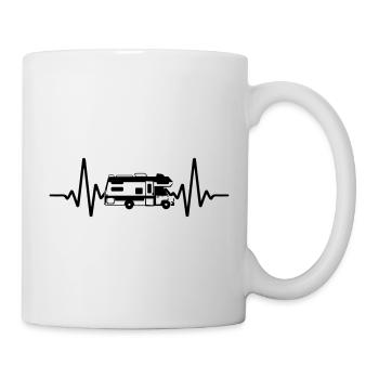 Heartbeat Panel Van Motorhome | Color changeable - Mug - white - Right