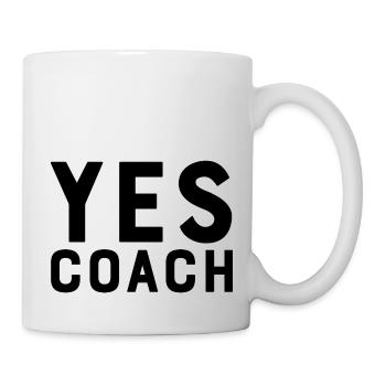 Ja Coach - Tasse - Weiß - Rechts
