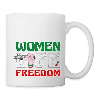 Cute Iranian Women - Women Life Freedom - Mug blanc - blanc - Droite