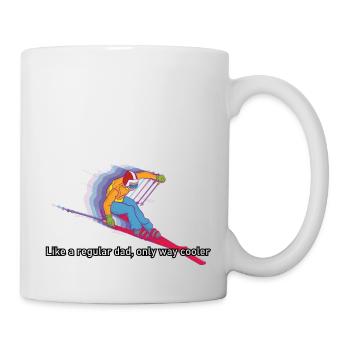Lustiges Skifahrer und Apreski Design Ski Urlaub - Tasse - Weiß - Rechts