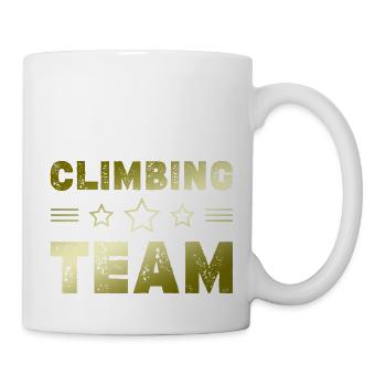 Climbing Team - Tasse - Weiß - Rechts