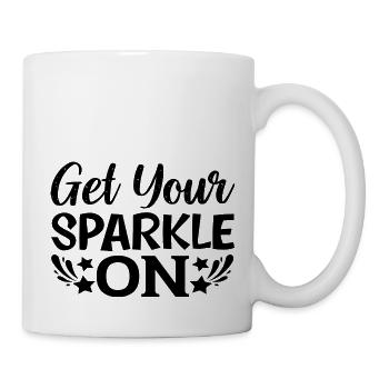 Get your Sparkle on - Tasse - Weiß - Rechts