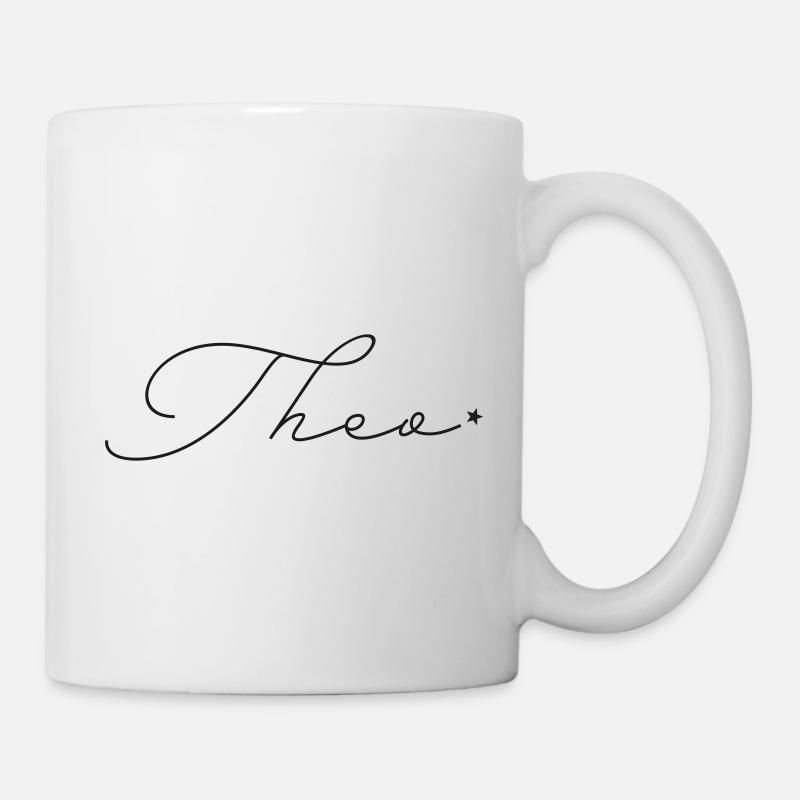 Name Theo - Tasse - Weiß