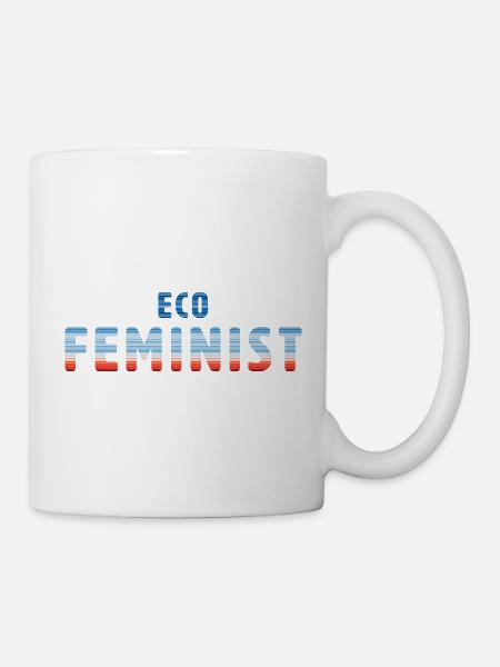 Eco Feminist | Warming Stripes - Tasse - Weiß