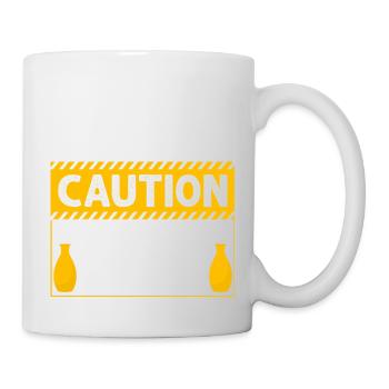 Pliez-vous pour ne pas casser Artiste céramiste - Mug blanc - blanc - Droite