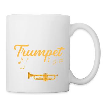 Trumpet Mom Player Mother Trumpeter - Tasse - Weiß - Rechts