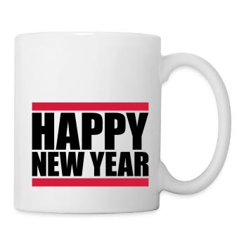 Citation Bonne année - Mug blanc - blanc - Droite