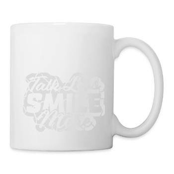 talk less smile more - Mug - white - Right